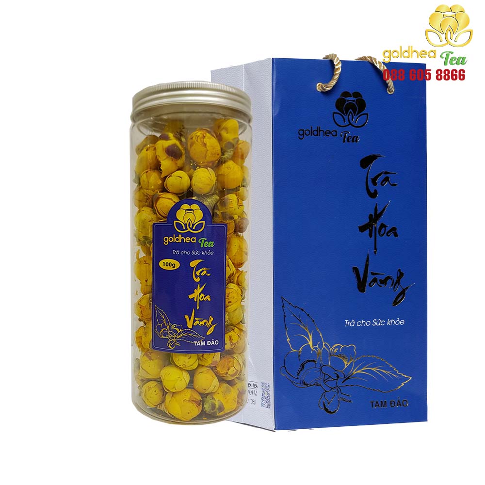 Trà hoa vàng Goldhea Tea lọ 100gr