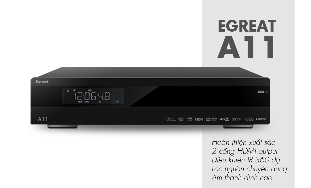 Egreat A11 - Đầu phát Hi-End đánh gục mọi khách hàng khó tính.