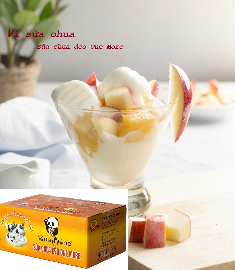 sữa chua dẻo one more vị sữa chua