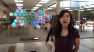 Thử nghiệm độ rộng túi tại Apple Store