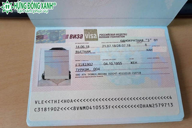 làm visa đi Nga 2019