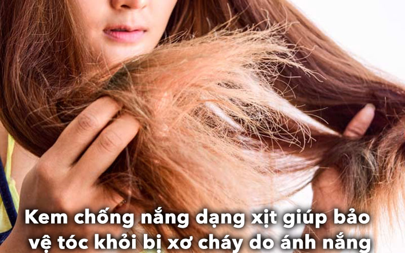 Tóc bị cháy nắng