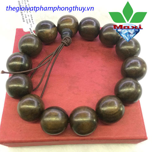 Vòng phong thủy gỗ mun