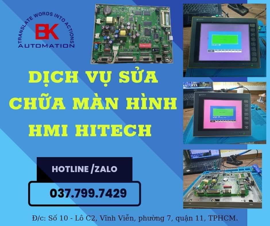Sửa chữa màn hình HITECH - Thay cảm ứng màn hình HITECH lấy ngay tại TPHCM