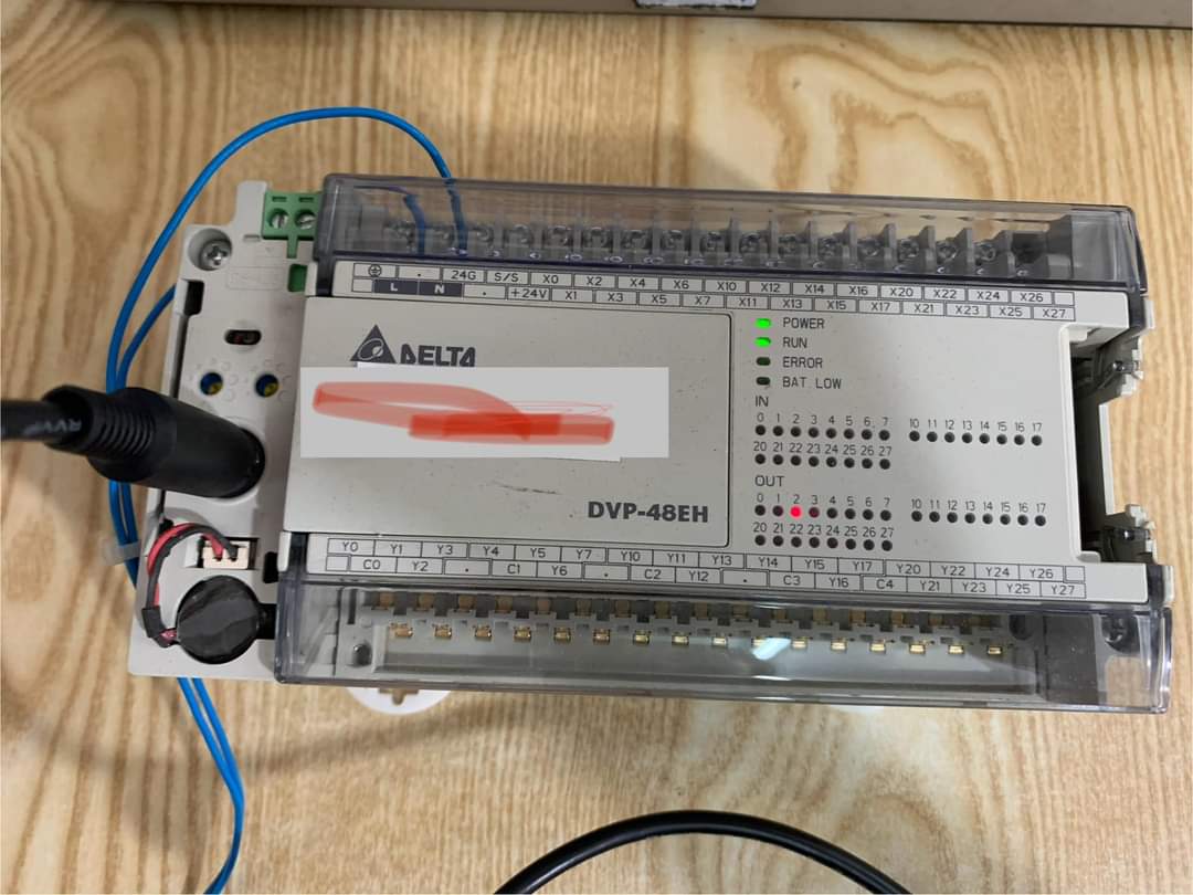 Crack password PLC Delta DVP-48EH00T3