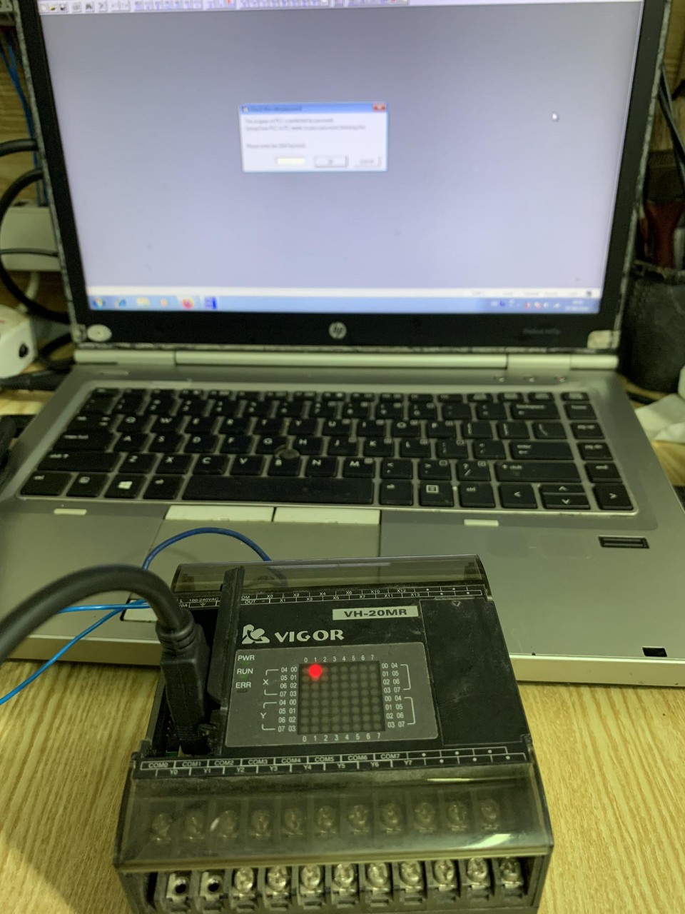 Crack password PLC Vigor VH-20MR