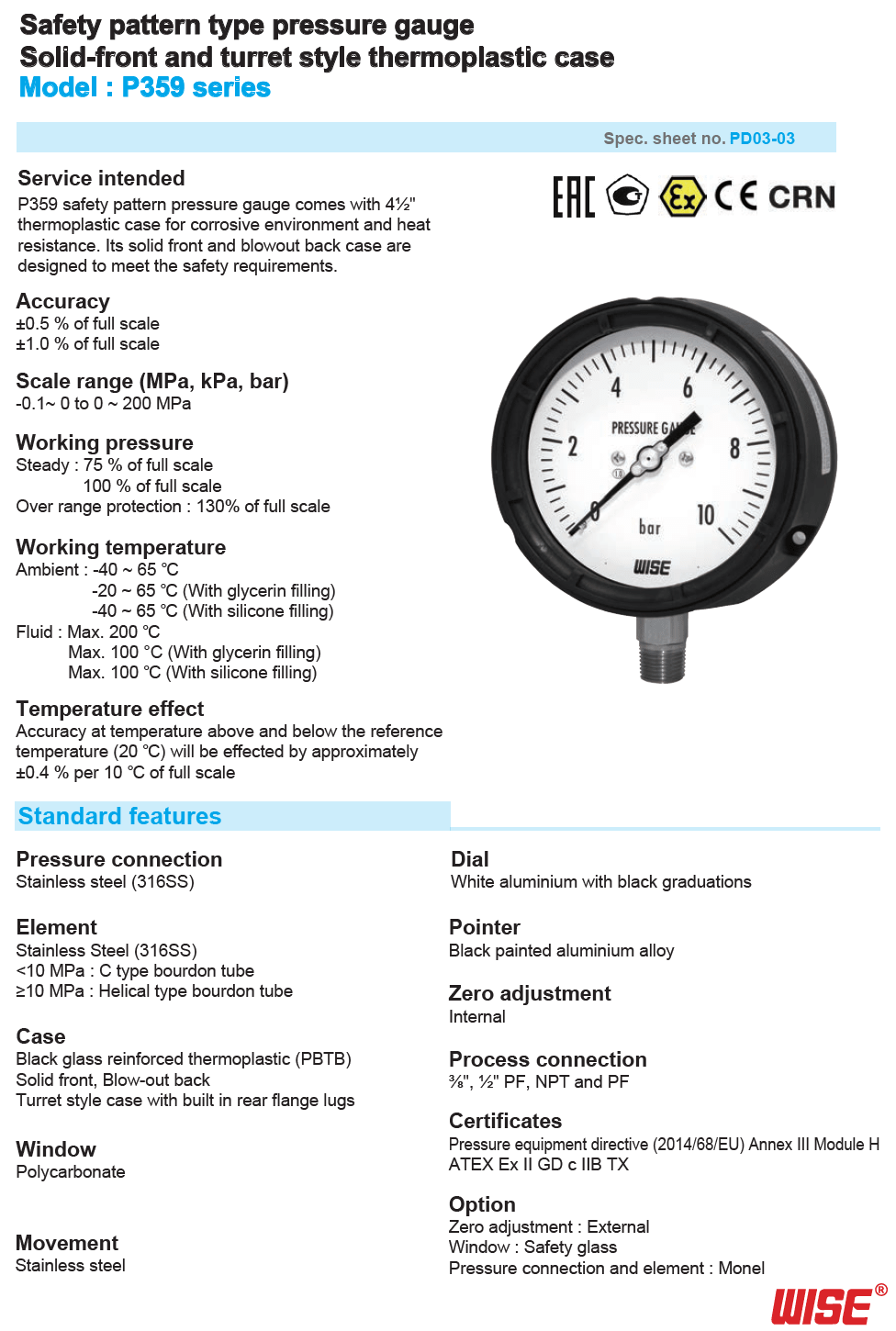 dong-ho-ap-suat-pressure-gauge-wise-p359