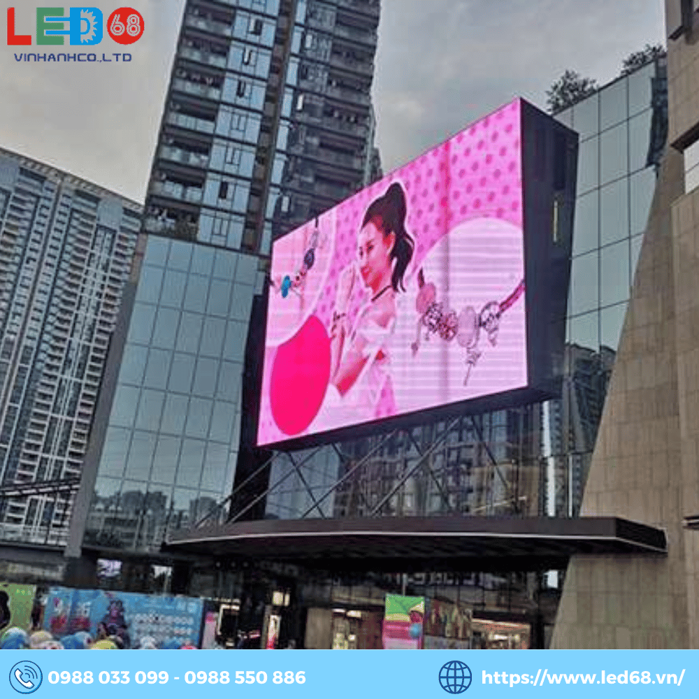 Màn hình LED ngoài trời gắn trên tòa nhà