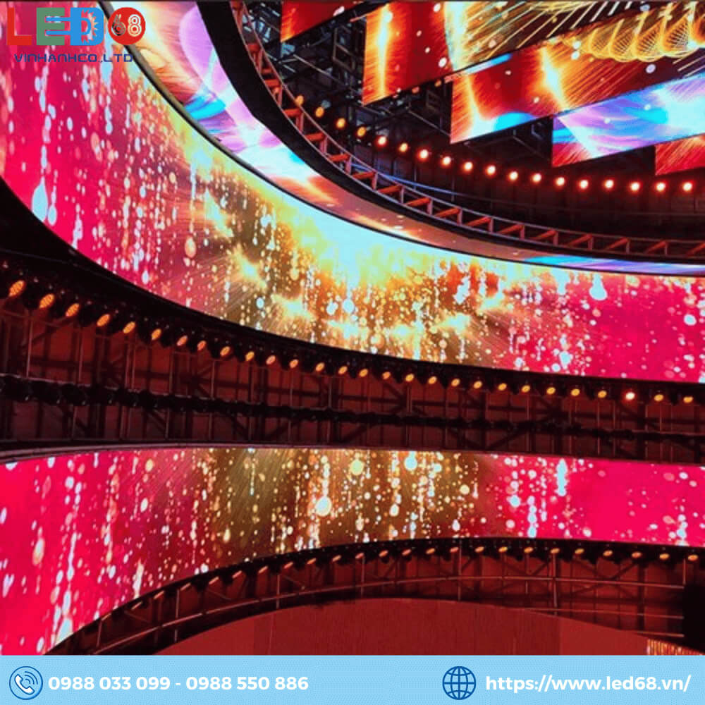 màn hình led dán kính được ứng dụng tại rất nhiều nơi