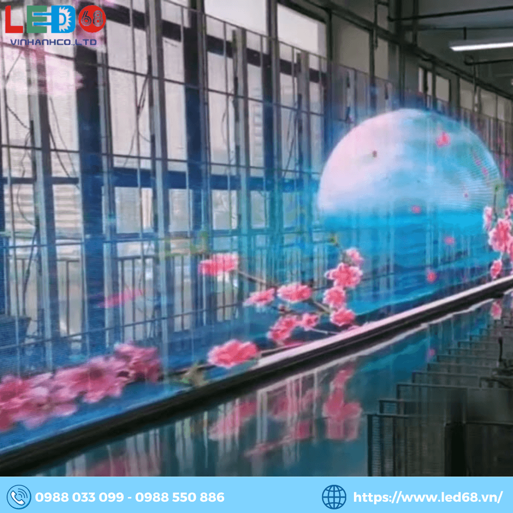 Màn hình LED lưới được ứng dụng rất rộng rãi