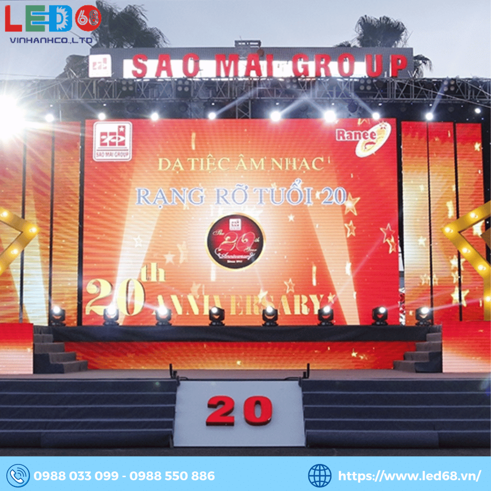 màn hình LED sân khấu ngoài trời