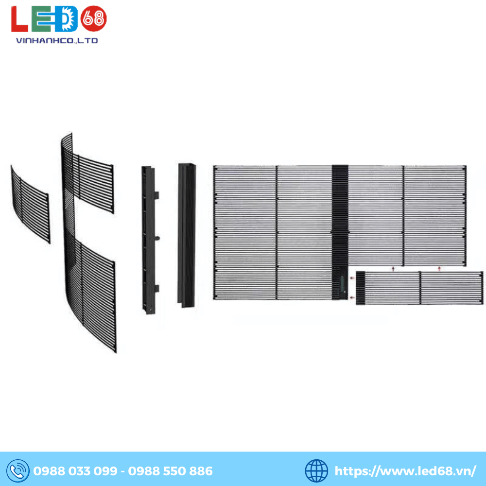 Cấu tạo màn hình LED trong suốt