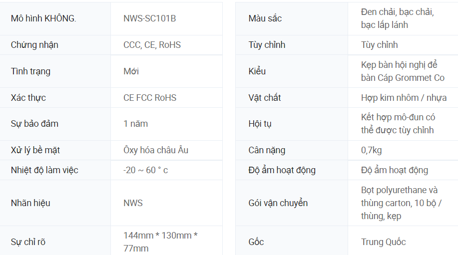 Ổ cắm máy tính để bàn, ổ cắm bàn - Ổ nguôn điện chất lượng cao