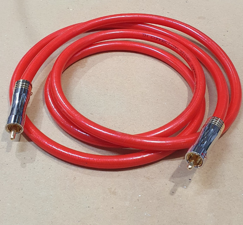 Dây HIfi mạ bạc  RCA HIFI 3 lõi đỏ+ jack 1105 ( dây tự làm)