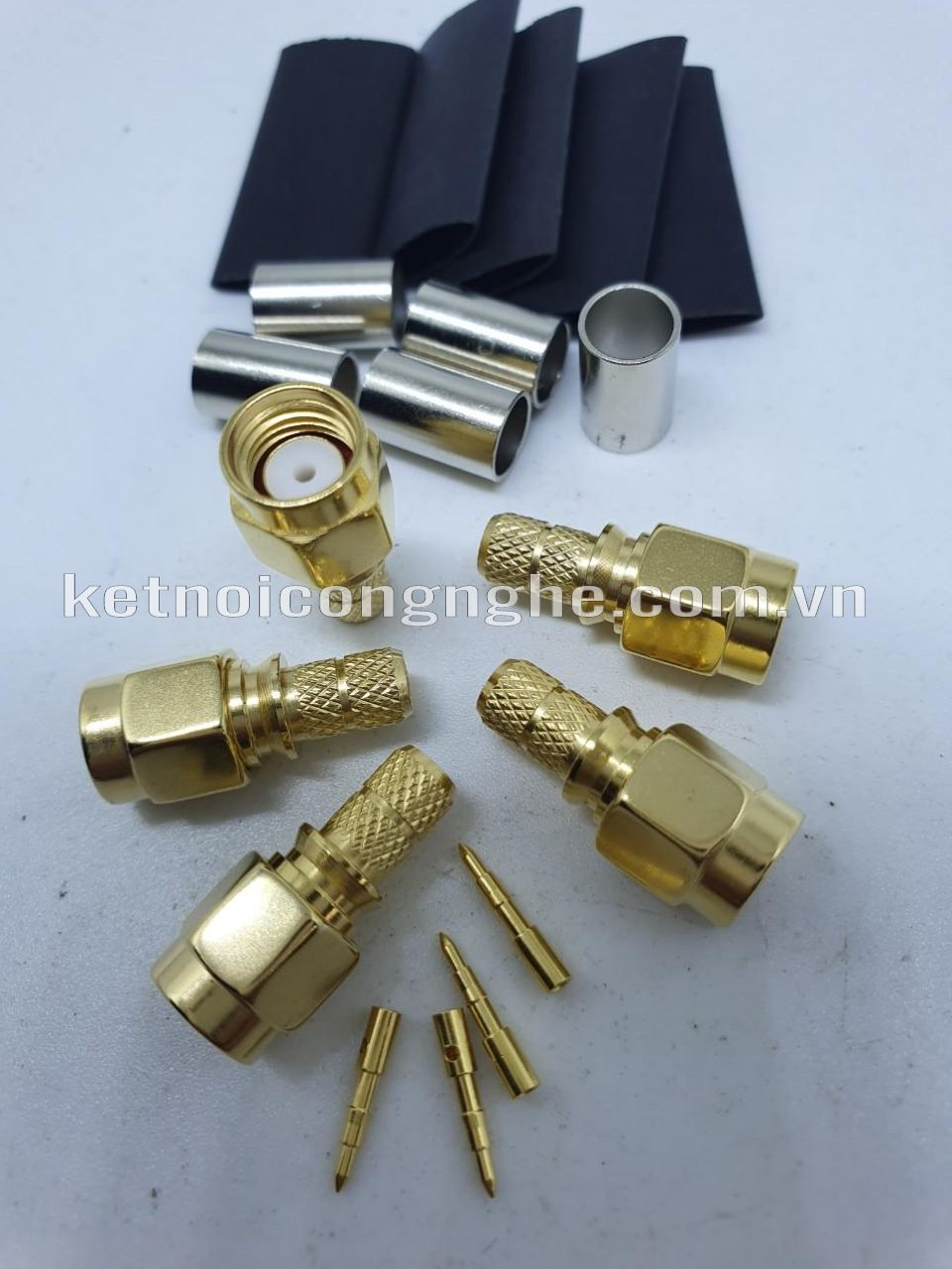 SMA MALE FOR RG58: SMA RG58 kim đực SMA-C-J3