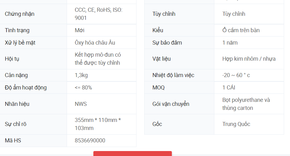 ổ cắm điện, ổ nguồn điện đa năng 2 nguồn +RJ 45+ HDMI+ USB