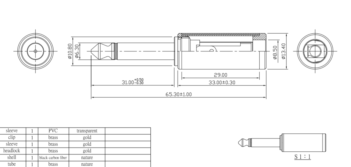 AP 4042 jack 6 ly đài loan