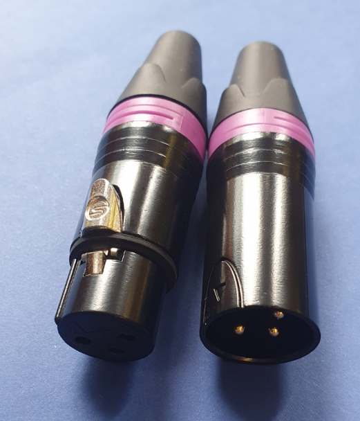 SC3MXX-BG  - SC3FXX-BG  XLR cặp jack canon  seetronic  đai tím