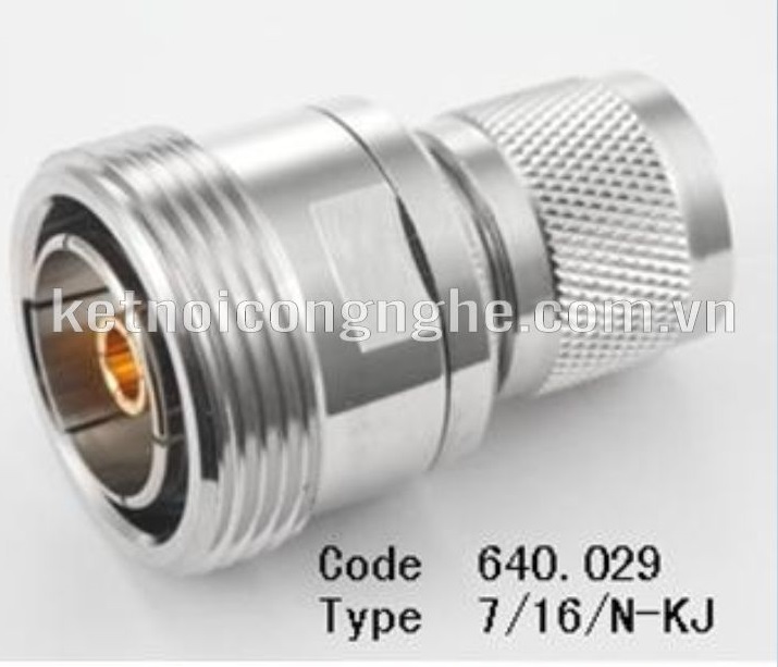 7/16 FEMALE TO N MALE ADAPTOR CONNECTOR: 7/16 CÁI - N ĐỰC