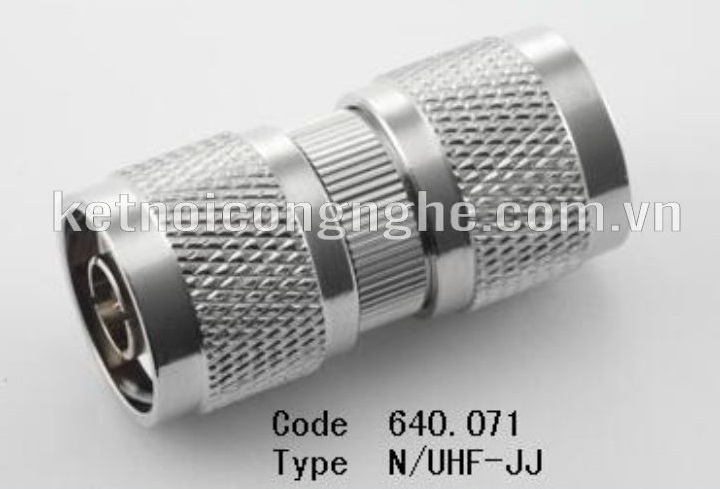 N MALE TO UHF MALE ADAPTOR CONNECTOR: N ĐỰC- U ĐỰC