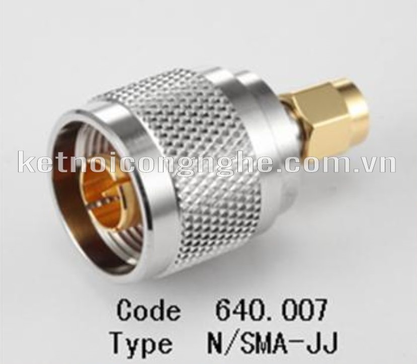 N MALE TO SMA MALE ADAPTOR CONNECTOR: N ĐỰC- SMA ĐỰC