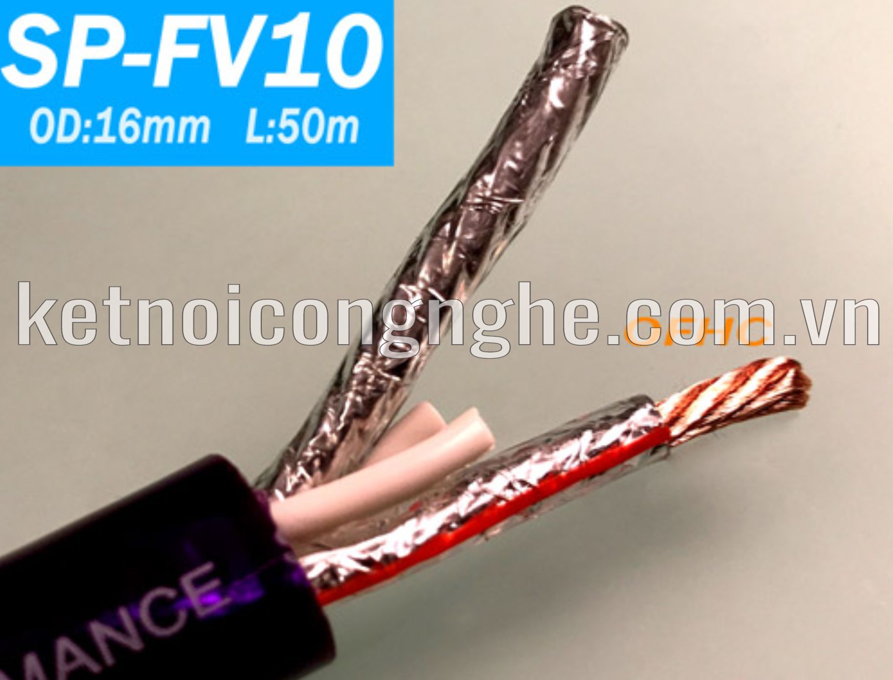 SP-FV10 DÂY LOA HIFI MẠ BẠC