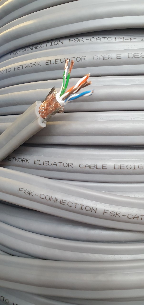 CÁP MẠNG CAT6+ GIA CƯỜNG DÙNG CHO THANG MÁY