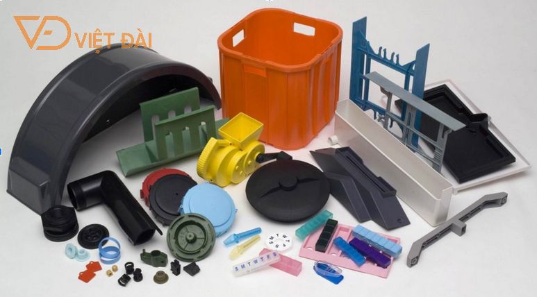 Sản phẩm nhựa được sản xuất từ nguyên liệu tái chế