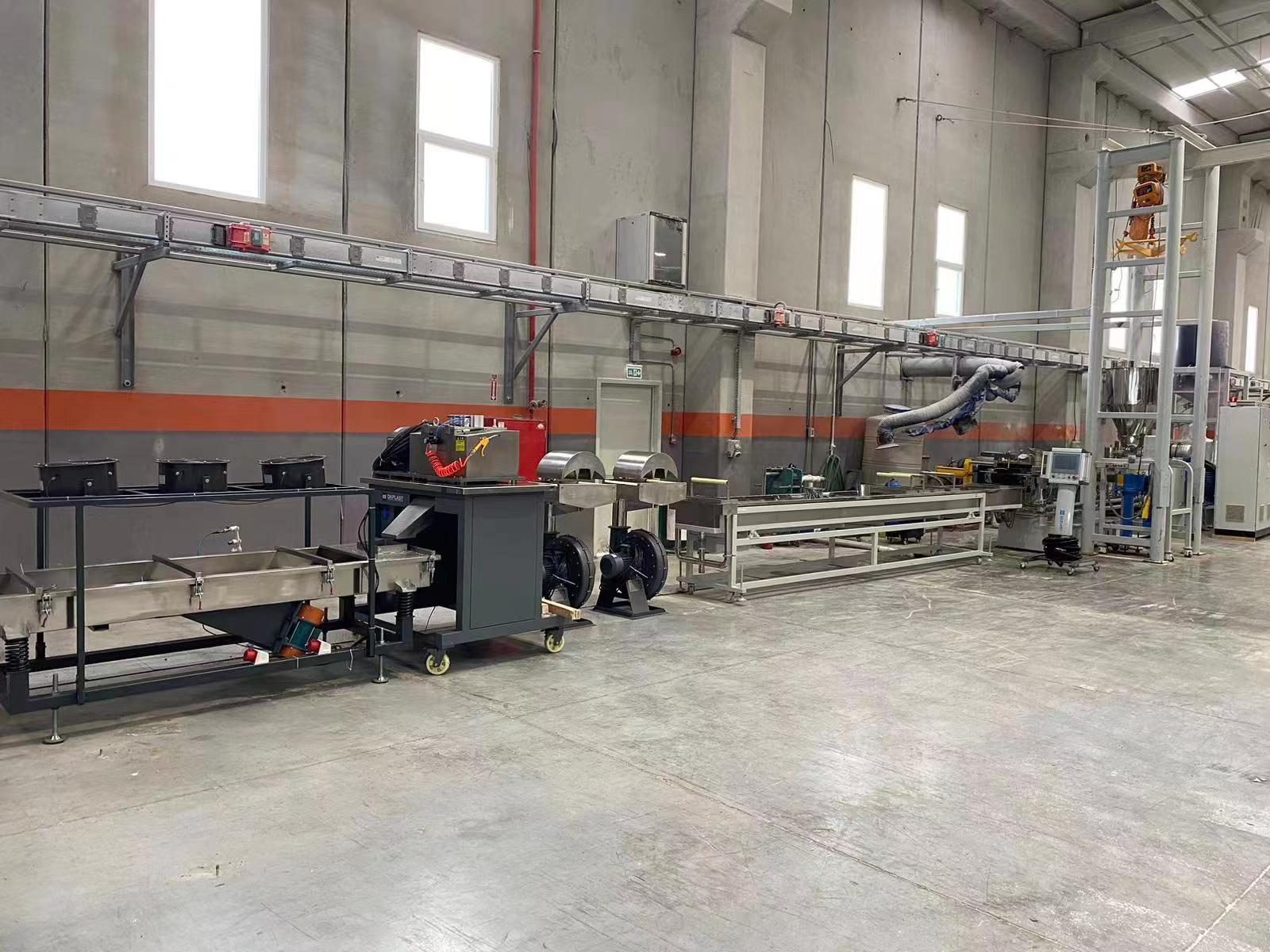 Toàn bộ thiết bị trong dây chuyền tạo hạt nhựa HDPE