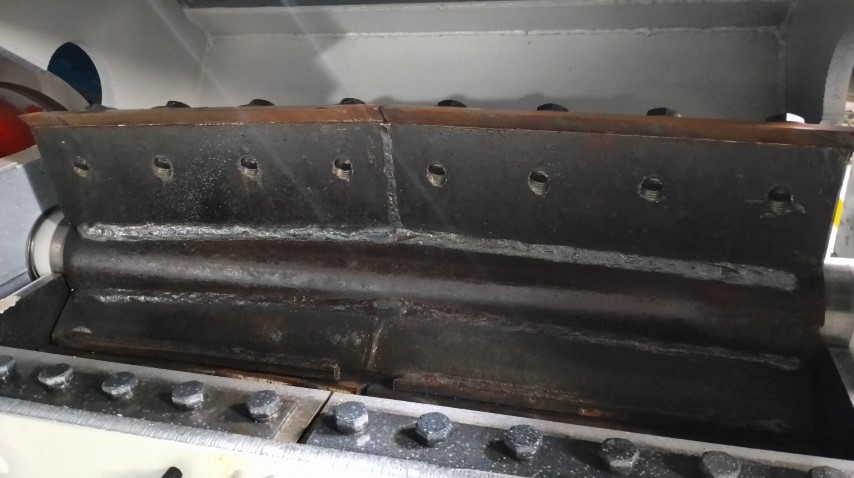 Lưỡi dao sắp xếp trong máy băm nhựa