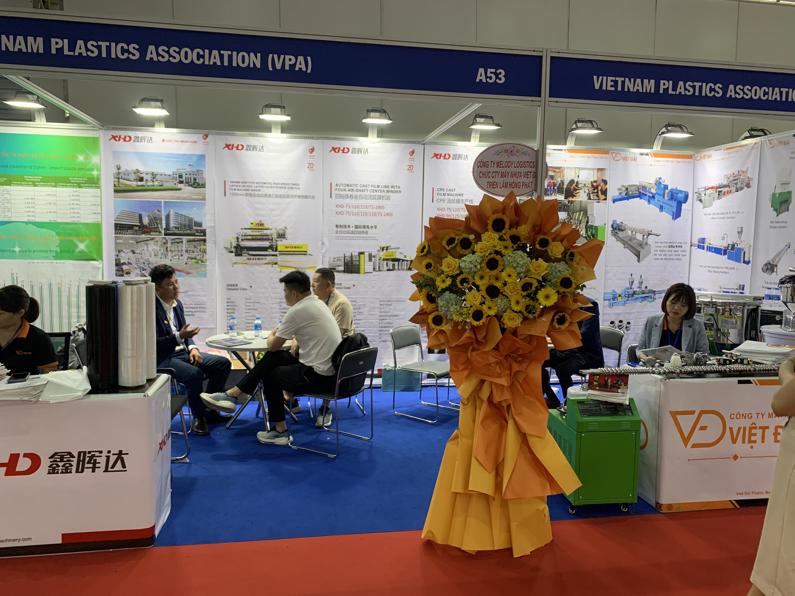 Triển Lãm HanoiPlas cùng Máy nhựa Việt Đài