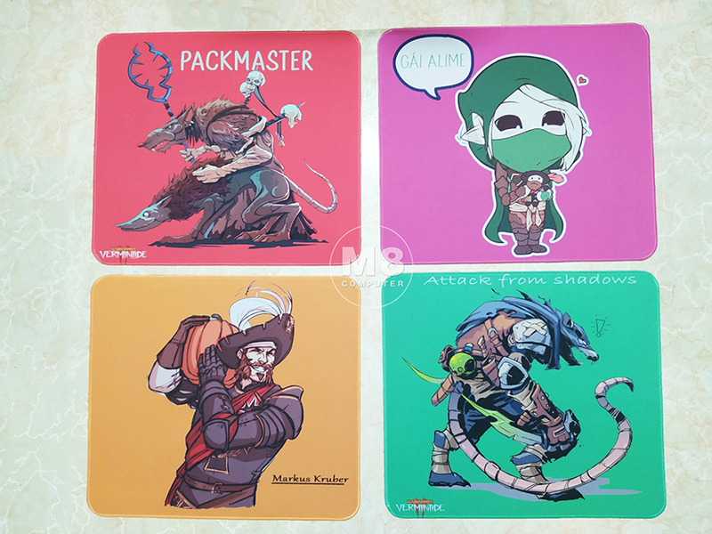 in lót chuột kích thước 21x26cm