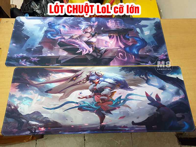 Lót Chuột Liên MInh Huyền Thoại LoL cỡ lớn in theo yêu cầu