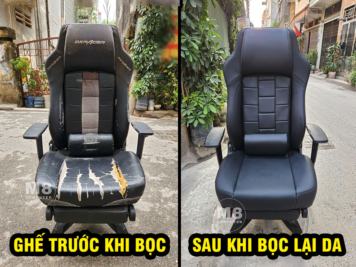 Bọc Ghế Gaming DXRacer tại Hà Nội m8computer
