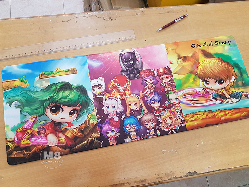 lót chuột in kích thước 30x80cm