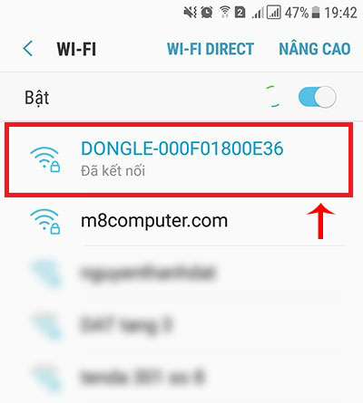 Kết nối điện thoại với tivi bằng AnyCast M2 Plus