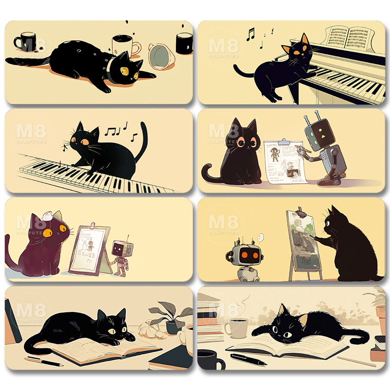 Tấm lót chuột hình mèo đẹp