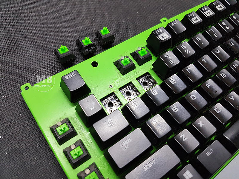 Sửa bàn phím cơ Razer - Thay Switch bàn phím cơ Razer