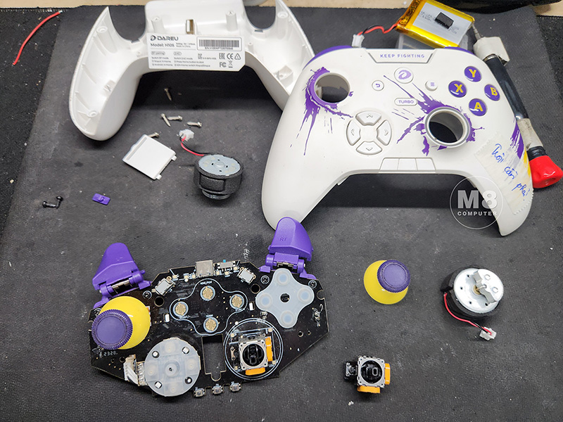 Sửa tay cầm DareU thay thế cần điều khiển tay cầm