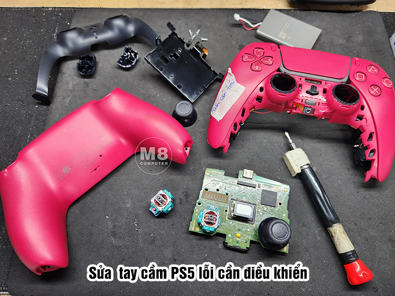 Sửa tay cầm PS5 lỗi cần điều khiển M8computer