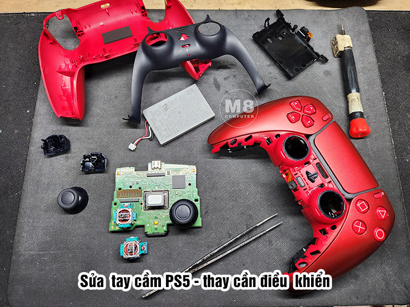 Sửa tay cầm PS5 thay cần điều khiển
