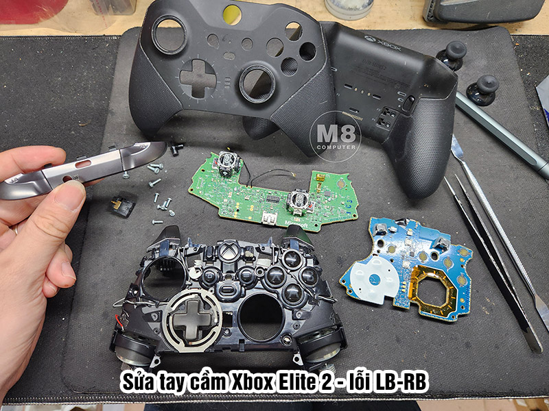 Sửa tay cầm Xbox Elite 2 - lỗi LB - RB