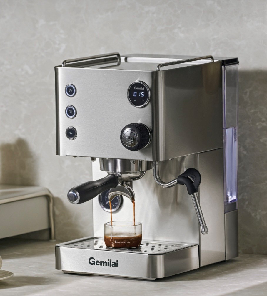 Cách pha cà phê Espresso chuẩn vị với máy Gemilai