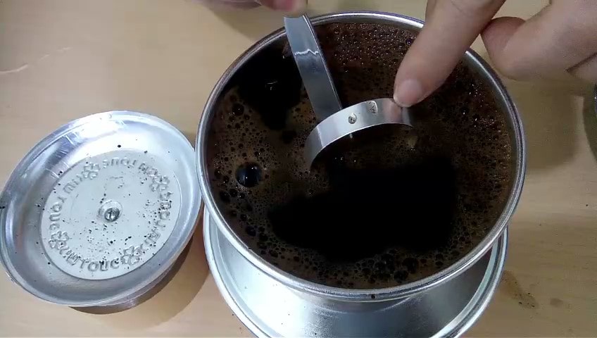 Công thức pha cà phê phin lớn cực đơn giản