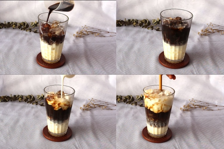 Công thức pha cà phê sữa dừa béo ngậy