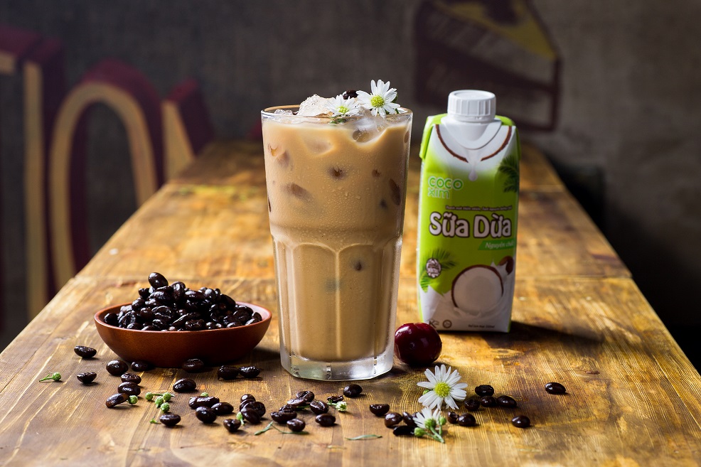 Công thức pha cà phê sữa dừa béo ngậy
