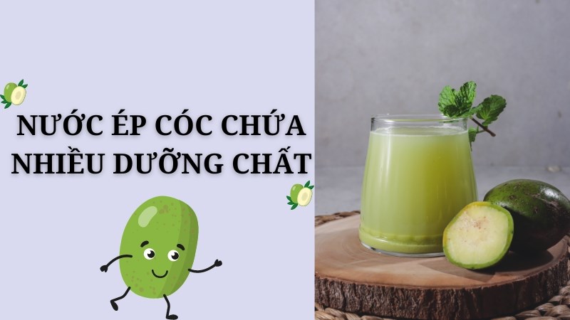 Lợi ích sức khỏe từ nước ép cóc