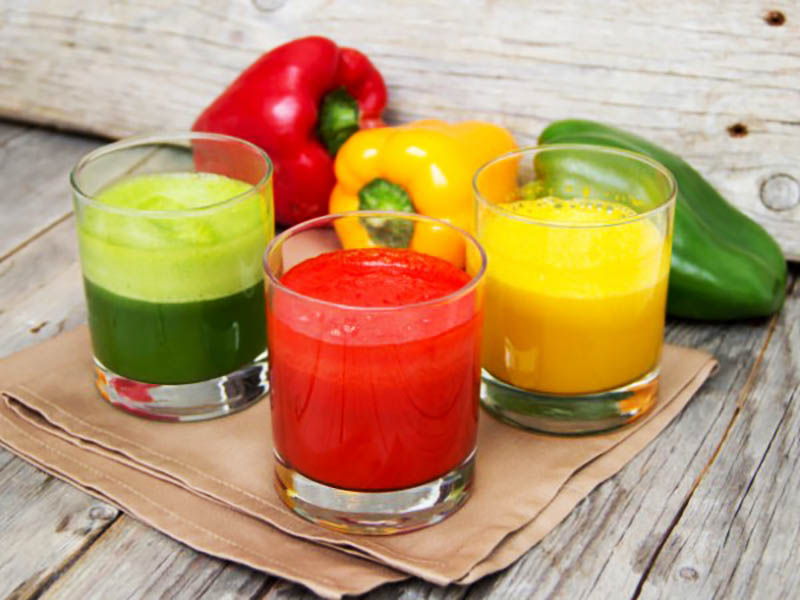 công thức nước ép ớt chuông