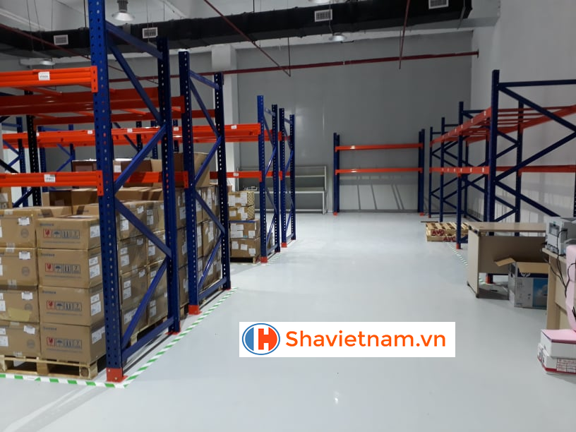 Hình ảnh thi công tại khu công nghiệp Bá Thiện - Kệ pallet Vĩnh Phúc, Kệ pallet Bá Thiện, Kệ Pallet.