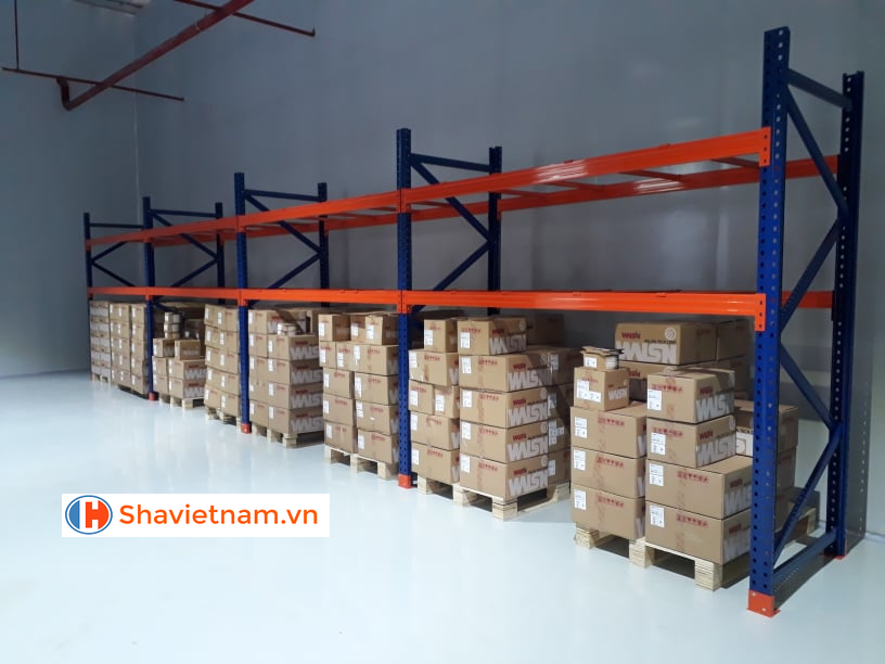 Kệ pallet vĩnh phúc 2 tầng beam